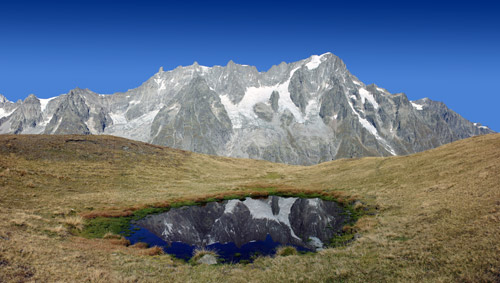 Catena del Bianco vista dalla Val Sapin